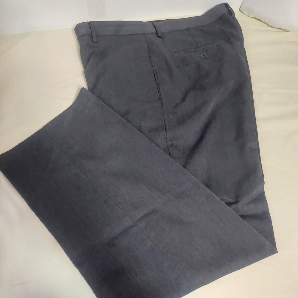 Merona Mens Dress Pants W34 L32 Gray‎ Career Business Casual Office Trousers